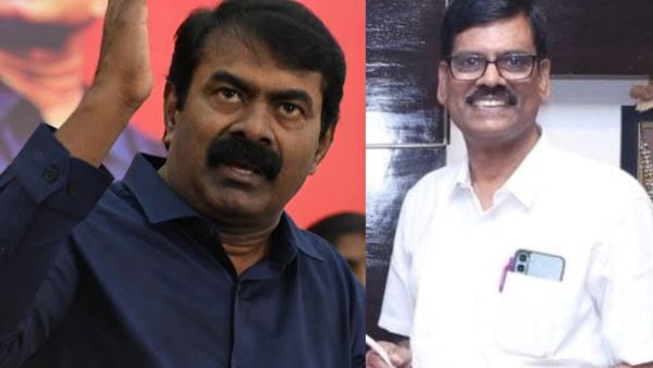 அரசியல் பழிவாங்கும் நோக்கோடு பிஆர் சுந்தரை கைது செய்வதா? தவெக அரசுக்கு சீமான் கண்டனம்