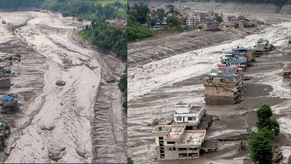 திரவ கான்கிரீட் போல அப்படியே உறைந்த வெள்ளம்.. நொடியில் கொன்ற பனிப்பாறை.. நேபாள கொடூரம்! 