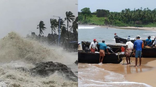 கொந்தளிக்கும் அரபிக் கடல்.. வானளவு உயரும் வங்கக் கடலலை! மீனவர்களுக்கு வார்னிங்! அதென்ன கள்ளக்கடல்?
