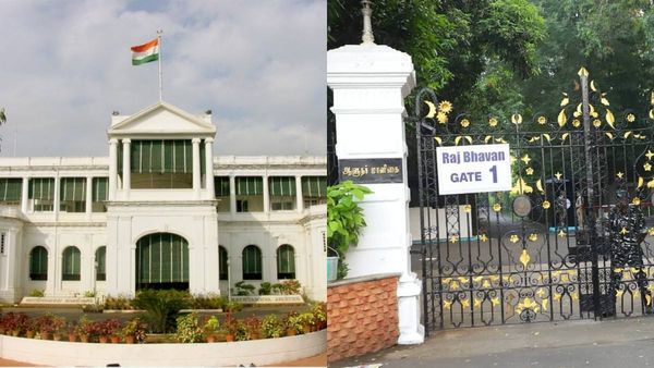 அதிகாலையில் சென்னை ஆளுநர் மாளிகை சுற்றுச்சுவரில் கார் மோதி விபத்து.. 5 பேர் காயம்! என்ன நடந்தது?