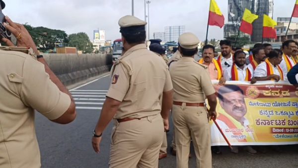 தமிழக - கர்நாடக எல்லையில் மீண்டும் தொடங்கிய போக்குவரத்து.. போராட்டம் நடத்திய கன்னட அமைப்பினர் கைது!