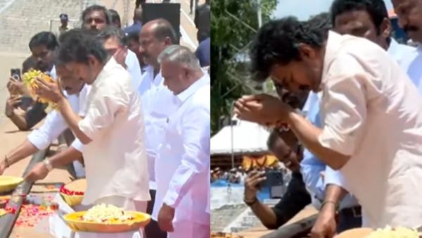 பாசனத்திற்காக மேட்டூர் அணையை திறந்து வைத்தார் முதல்வர் விஜய்.. காவிரி நீருக்கு பூக்கள் தூவி மரியாதை