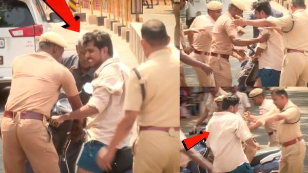 முதல்வர் விஜய்யின் கார் கான்வாய்க்குள் பைக்குடன் நுழைய முயன்ற நபர்.. மதுரை ரோடு ஷோவில் திடீர் பரபரப்பு
