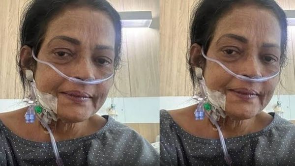 டிஸ்கோ சாந்தியை அந்த கோலத்தில் பார்த்து பதறிய ரசிகர்கள்! மூக்கில் ட்யூப், என்னாச்சு மேடம் உங்களுக்கு