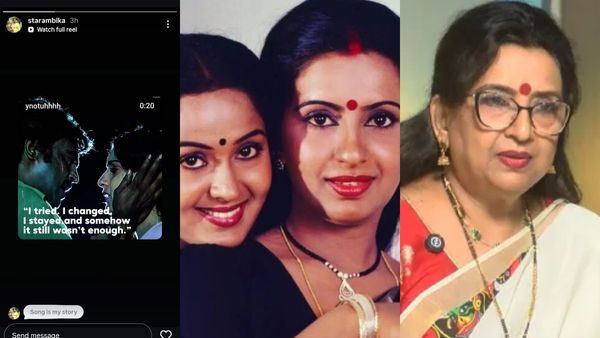 ரஜினி பாட்டை ஸ்டோரியாக வைத்து.. ராதாக்கு பதிலடி கொடுத்த அம்பிகா! உருக்கமான பதிவு