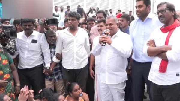 போராட்ட களத்தில் அமைச்சர்களுக்கு தூய்மை பணியாளர் கொடுத்த வரவேற்பு.. உடைந்து பேசிய புஸ்ஸி ஆனந்த்