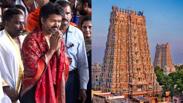 கும்பாபிஷேகத்தில் குளறுபடி! மதுரை மீனாட்சி அம்மனை இன்று மாலை தரிசிக்கிறார் விஜய்!