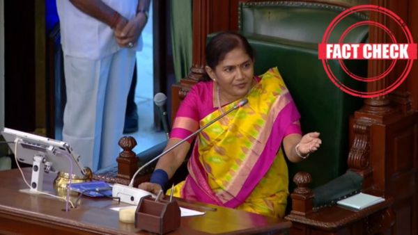 Fact Check: சபாநாயகர் இருக்கையில் அமர்ந்த முதல் பெண் சத்யபாமா தானா? உண்மை என்ன?