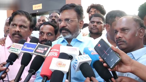 அமைச்சர் ராஜ்மோகன் கருத்தை பெரிதுபடுத்தாதீங்க.. கூட்டணி பற்றிய கருத்துக்கு திருமாவளவன் புது விளக்கம்