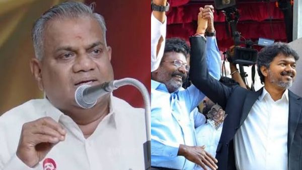 விஜய் பக்கம் நிற்கும் திருமாவளவன்.. தவெகவுக்கு எவ்வளவு பலம் தெரியுமா? ஓபனாக பேசிய புஸ்ஸி ஆனந்த்!