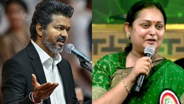 “அப்புறம் எந்த ஆதரவுக்கு விஜய் ஆட்சியில் இருக்கிறார்?”.. சரமாரியாக தாக்கிய நடிகை விந்தியா!