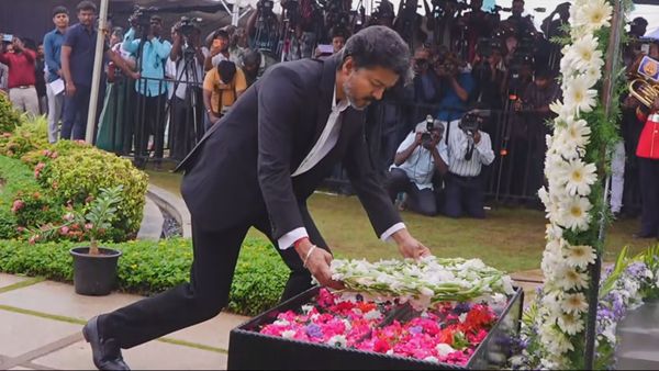 காவலர் வீரவணக்க நாள்.. டிஜிபி அலுவலகம் சென்று மரியாதை செலுத்திய முதல்வர் விஜய்!