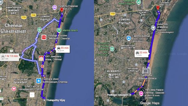 வீட்டை மாற்றும் முதல்வர் விஜய்.. பொதிகை வளாகத்தில் இருந்து தலைமைச் செயலகம் எவ்வளவு தூரம்?