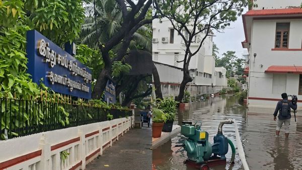 கோட்டை விட்ட மாநகராட்சி.. மூழ்கும் நிலையில் HRCE ஆபீஸ்! யார் பொறுப்பு.. பாயிண்டோடு வந்த சேகர் பாபு!