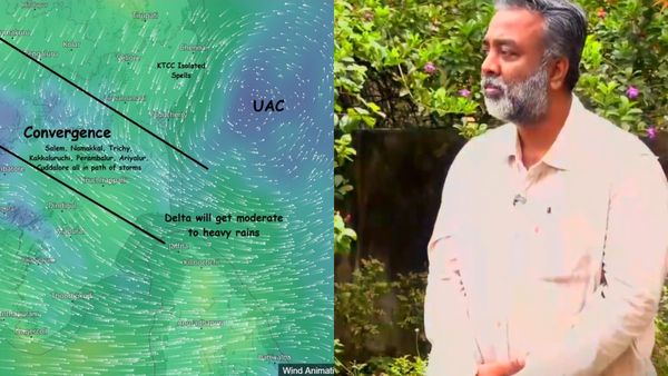 சென்னை கடற்கரைக்கு அருகே இன்னமும் மேலடுக்கு சுழற்சி.. தமிழ்நாடு வெதர்மேன் வெளியிட்ட இன்றைய கணிப்பு