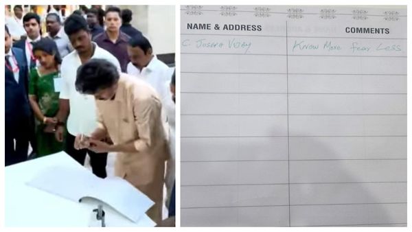 அதிகம் அறிந்து கொள் அச்சம் குறையும்.. கோவை பெரியார் அறிவுலக பதிவேட்டில் விஜய் சம்பவம்