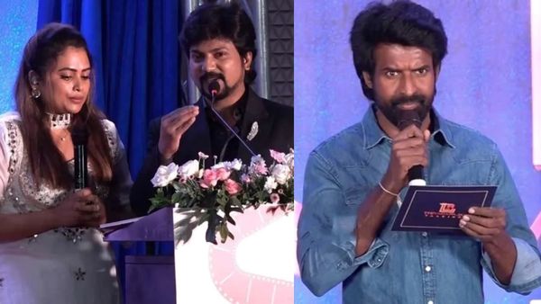 அடுத்தடுத்து சர்ச்சையில் சூரி! மேடையில் தொகுப்பாளரிடம் கோபப்பட்டு சொன்ன வார்த்தை!