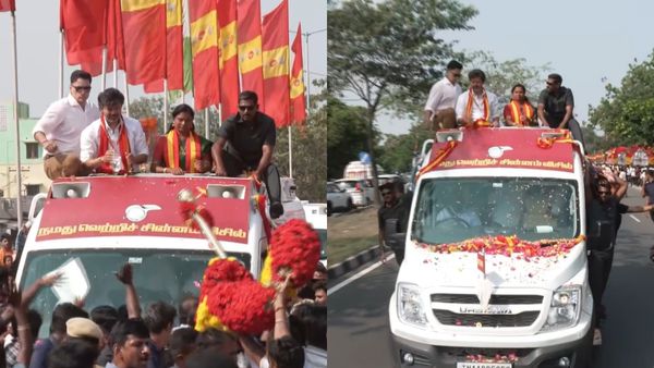 மதுராந்தகம் ஜிஎஸ்டி சாலையில் முதல்வர் விஜய்யின் அதிவேக ரோடு ஷோ.. கள நிலவரம் என்ன