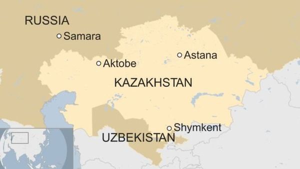 கஜகஸ்தான் பேருந்தில் `தீ` விபத்து: 52 பேர் பலி