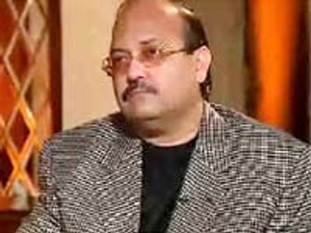 రాజ్ నాథ్ తో అమర్ సింగ్ చర్చలు