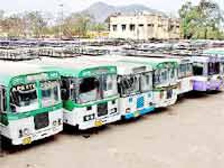 కృష్ణా జిల్లా నుంచి 123  హైదరాబాద్ బస్సులు రద్దు