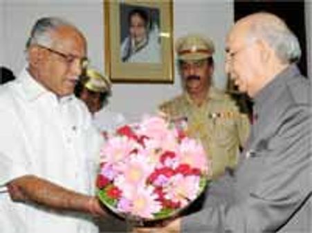 యెడ్యూరప్ప బలనిరూపణకు గవర్నర్ భరద్వాజ్ మరో అవకాశం