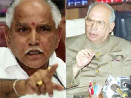 కర్ణాటకలో మళ్లీ ముసలం: గవర్నర్, సిఎం మధ్య మళ్లీ మాటల యుద్ధం