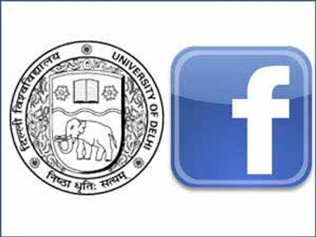 స్టూడెంట్స్ కోసం ఫేస్‌బుక్‌లో పేజిని తెరచిన ఢిల్లీ యూనివర్సిటీ