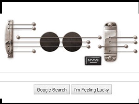 ఈ రోజు గూగుల్ డూడుల్ ప్రత్యేకం లెస్ పాల్ ఎలక్ట్రానిక్ గిటార్