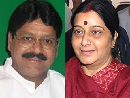 తెలంగాణపై సుష్మా స్వరాజ్‌కు సర్వే మద్దతు