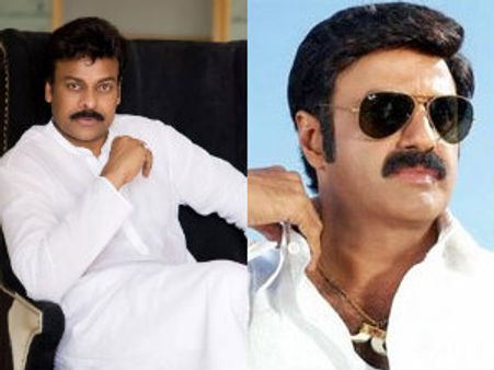 బాలయ్య, చిరు పోరు: దిష్టిబొమ్మలు దగ్ధం చేసిన ఫ్యాన్స్