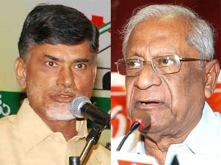 బాబుతో బర్దన్ బేటీ: ఉప ఎన్నికల్లో టిడిపికి మద్దతు?