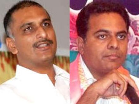 కాంగ్రెస్ అభ్యర్థికి టిఆర్ఎస్ కెటిఆర్, హరీష్ ఆల్ ద బెస్ట్