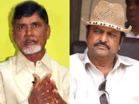 మోహన్ బాబును రాజకీయాల్లోకి ఆహ్వానించిన బాబు
