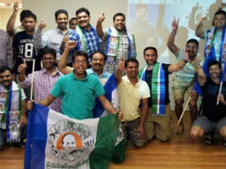 జై జగన్: అమెరికాలో సంబరాలు