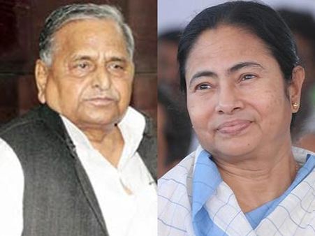 తృతీయం యత్నాలు, మమతపై ములాయం ఆశ