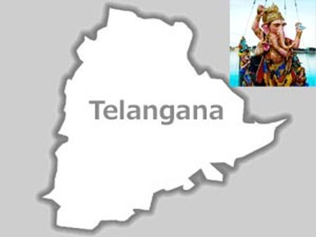 టెన్షన్: గణేశుడికి తెలంగాణ మార్చ్ సెగ, భారీ భద్రత