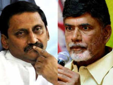 కిరణ్ రెడ్డి, చంద్రబాబు మధ్య మాటల యుద్ధం