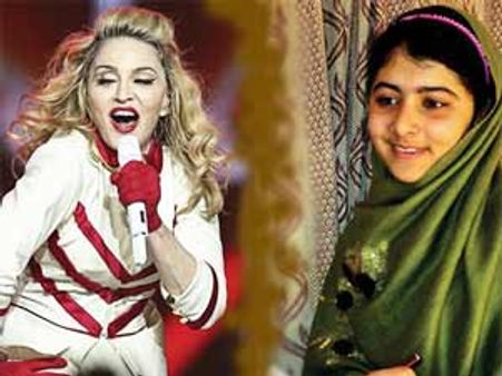 తాలిబన్ల చేతిలో గాయపడ్డ మలాలా కోసం మడోన్నా