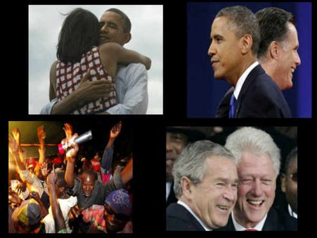 బరాక్ ఒబామా గెలుపు: 'అమెరికా' పదనిసలు