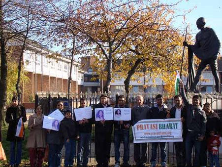 సవిత కేసు: యుకెలో ఎన్నారైల ప్రదర్శన