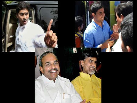  లోకేష్ వర్సెస్ జగన్: అప్పుడు వైయస్, బాబు