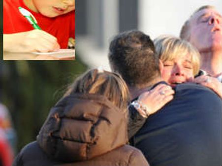 కలచివేసిన కాల్పుల్లో మరణించిన చిన్నారి లేఖ