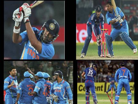 చిత్రాలు: విక్టరీలో యువరాజ్ సింగ్ హీరో