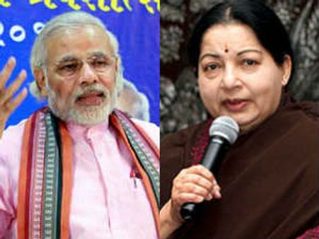 మోడీ ప్రమాణానికి జయలలిత: ఆకాశానికెత్తిన వాషింగ్టన్