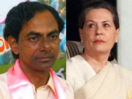 సోనియా రెడీ: కెసిఆర్ గొంతెమ్మ కోర్కెలే అడ్డు!?