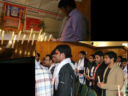 లండన్‌లో తెలంగాణ అమరవీరులకు నివాళులు