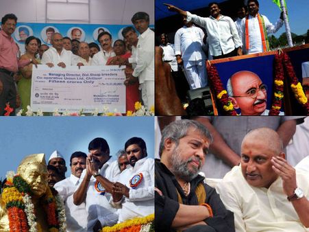 పిక్చర్స్: ఆధిపత్య పోరులో చిరు సహా అగ్రనేతలు
