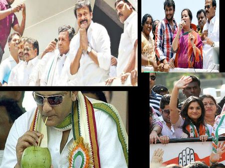 అక్కడ తెలుగోడి ప్రచారం, హీరోయిన్లు ఎక్స్‌ట్రా(పిక్చర్స్)