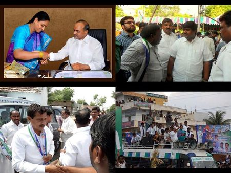 తెలంగాణ: వైయస్ జగన్ పార్టీకి ఎదురీతే (పిక్చర్స్)